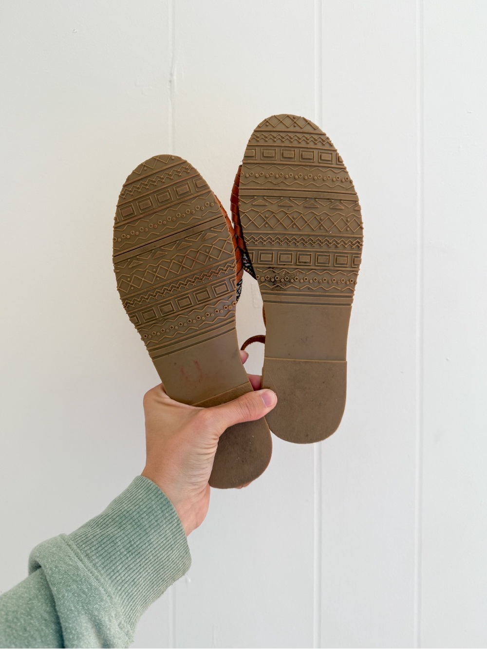 Leather Huarache Sandals - Picture 3 of 4